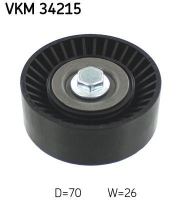 Obrázok Vratná/vodiaca kladka rebrovaného klinového remeňa SKF  VKM34215